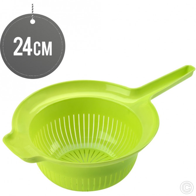 Plastic Colander with Handle 24cm image