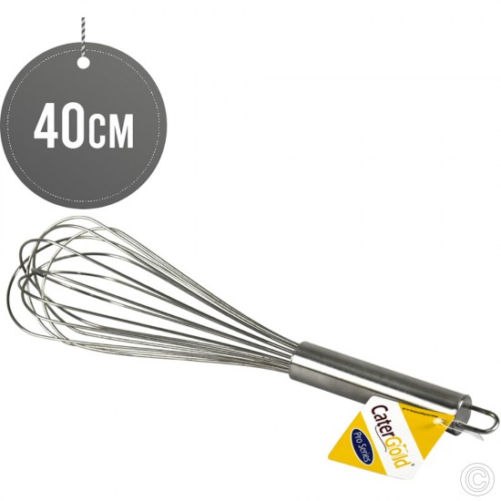 Heavy Duty Pro Whisk Stainless Steel 40cm